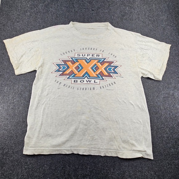 The Unbranded Brand Other - Vintage NFL T-Shirt Stadium Cowboys Steelers Super Bowl XXX Size L Sundevil 96